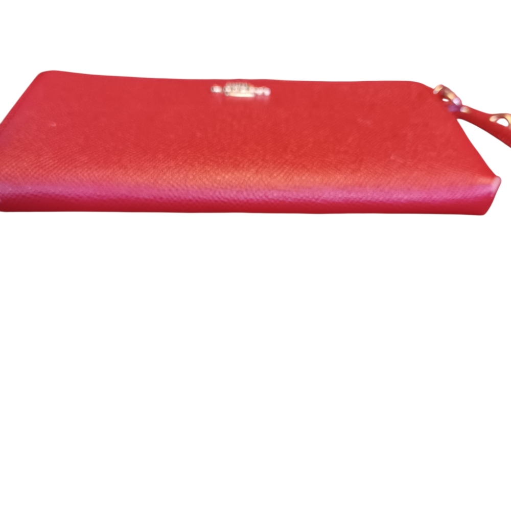 Coach Elegant Red Women's Wallet Clutch